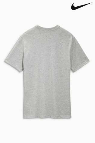 Grey Nike Gym Dri-FIT Short Sleeve Tee